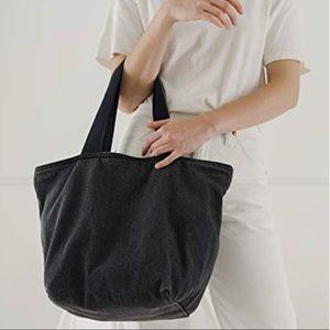 Baggu Canvas Zip Tote - Washed Black Denim